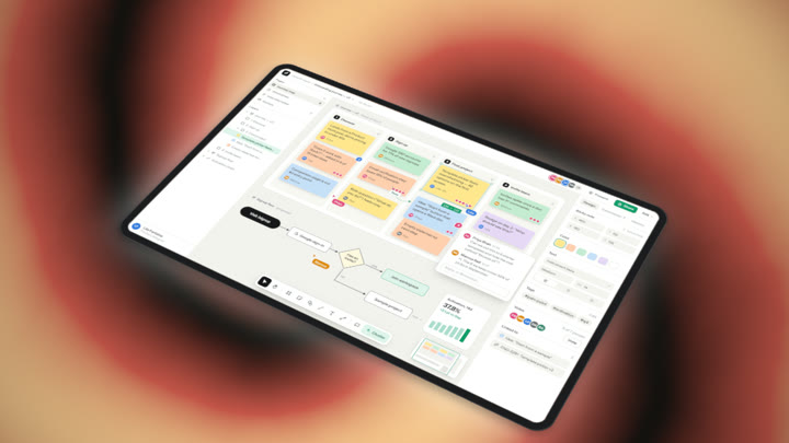 Iso flip mockup template