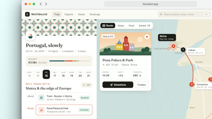 Page pan mockup template